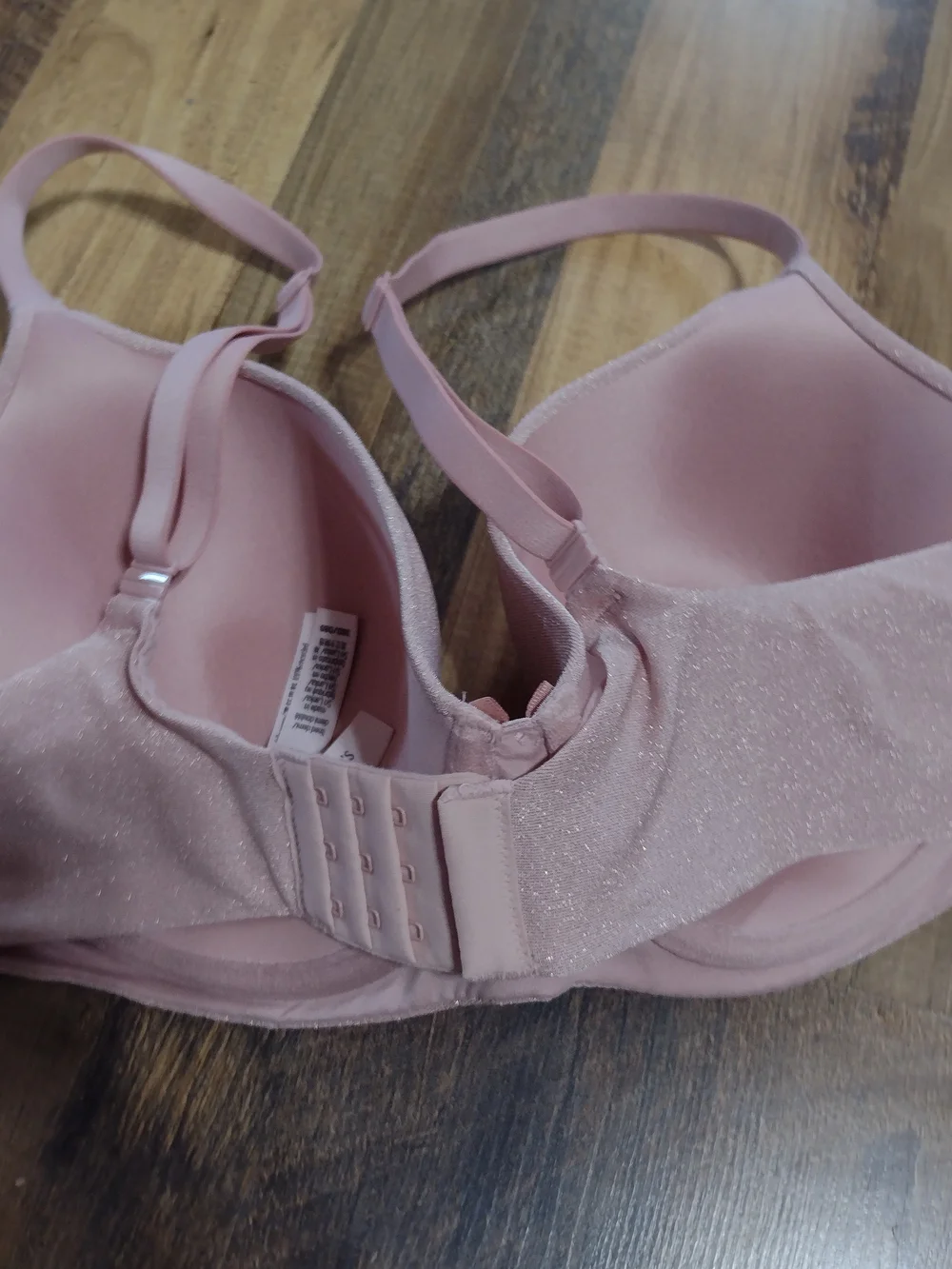 Victoria's Secret Shimmering Pink Lined Demi Bra Size 38D